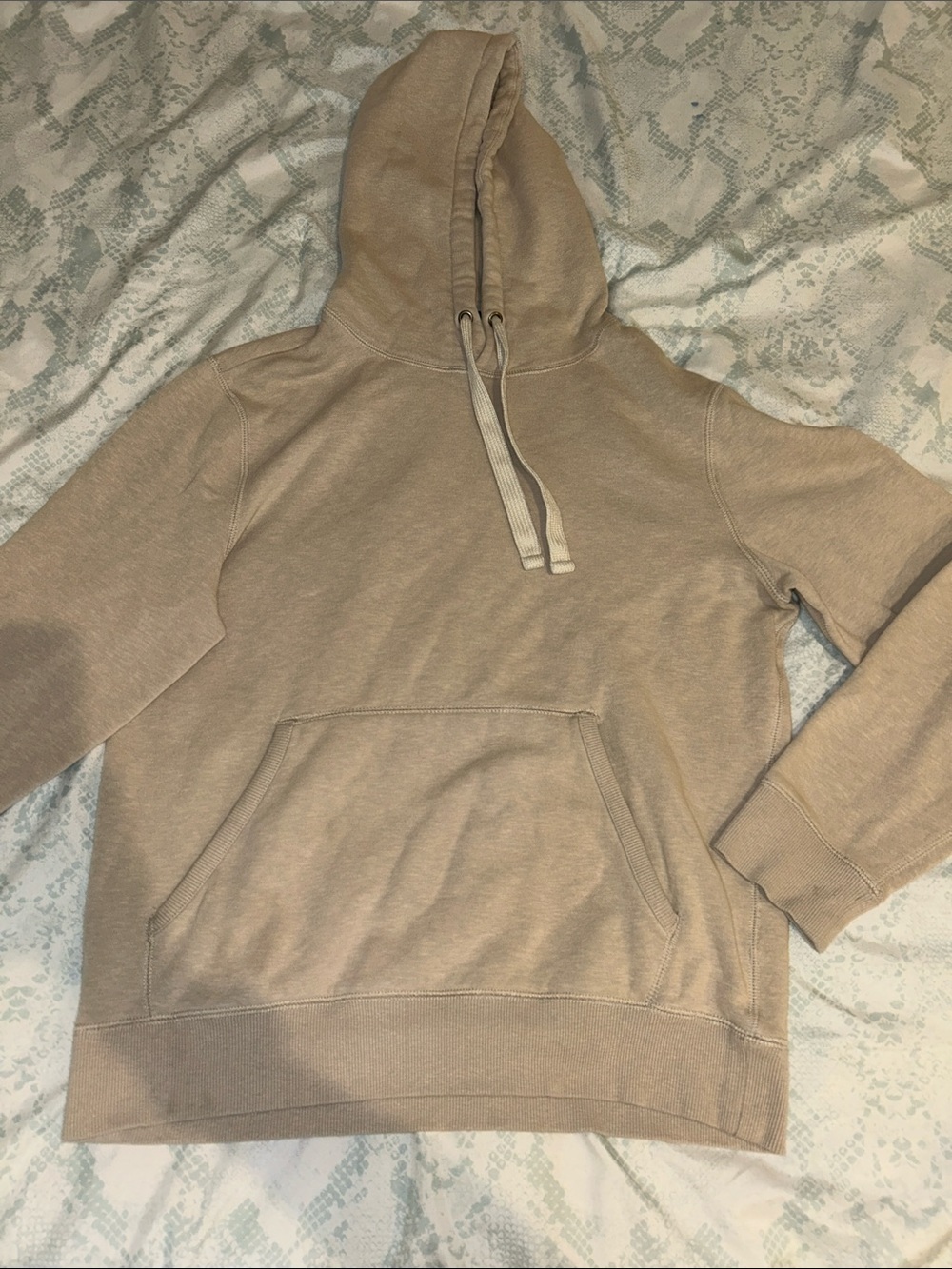 Newport Light Beige Hoodie with Drawstring